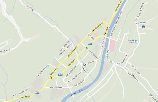 Карта Рахова